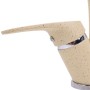 OGOMONDO Miscelatore Oslo Orientabile Ottone Colorato per Lavello Cucina *** CONFEZIONE 1 pz., Finitura Avena 1