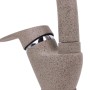 OGOMONDO Miscelatore Oslo Orientabile Ottone Colorato per Lavello Cucina *** CONFEZIONE 1 pz., Finitura Avena 1