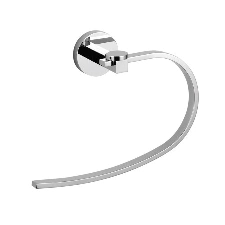 Anello Porta Salviette Asciugamani Margherita in Ottone Cromato  *** CONFEZIONE 1 pz.