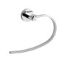 Anello Porta Salviette Asciugamani Margherita in Ottone Cromato  *** CONFEZIONE 1 pz.