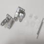 Cerniere Cromate Metallo Per Sedile Coprivaso Tavoletta WC Copriwater Supporti Agganci Staffe *** CONFEZIONE 2 pz.
