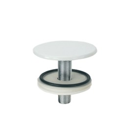 Tappo Copri Foro Per Bidet Lavabo Lavello Ottone Bianco *** Pezzi 6