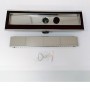 Canale Canaletta Pavimento Lineare Scarico Doccia Acciaio Inox Lucido Canalina *** Pezzi 1 pz., Misure L885xH63 115 Mm