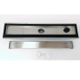 Canale Canaletta Pavimento Lineare Scarico Doccia Full Inox Mattonella Canalina *** Pezzi 1 pz., Misure L585xH63 115 Mm