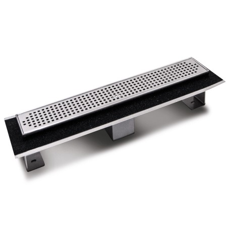 Canale Canaletta Pavimento Lineare Scarico Doccia Acciaio Inox Lucido Canalina *** Pezzi 1 pz., Misure L685xH63 115 Mm