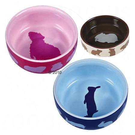 Ciotola in ceramica Trixie per roditori - Conigli 250 ml, Ø 11 cm