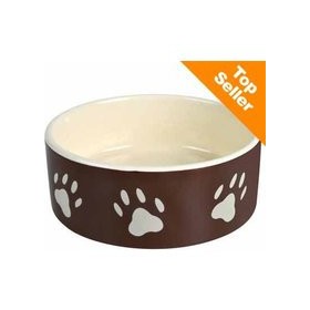 Ciotola in ceramica con zampette Trixie - 300 ml / Ø 12 cm