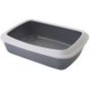 Cassetta igienica con bordo Savic Iriz - 50 cm - grigio chiaro / bianco