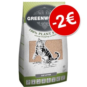 Lettiera del mese! 30 l Lettiera vegetale Greenwoods Plant Fibre - 30 l (ca. 12,9 kg)