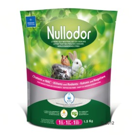 Lettiera Nullodor in silicio per gattini e piccoli animali - % 3 x 3 l