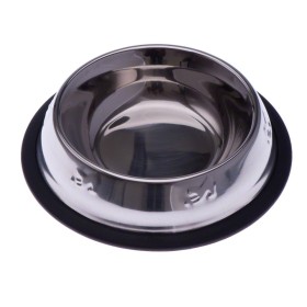 Ciotola in acciaio antiscivolo decorata - 0,2 l, Ø 15 cm
