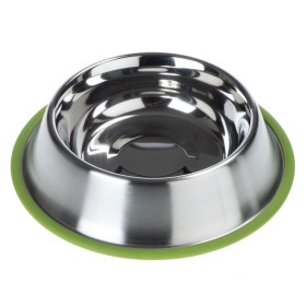 Ciotola in acciaio Silver line Edizione speciale Verde zooplus - Set %: 2 x 700 ml