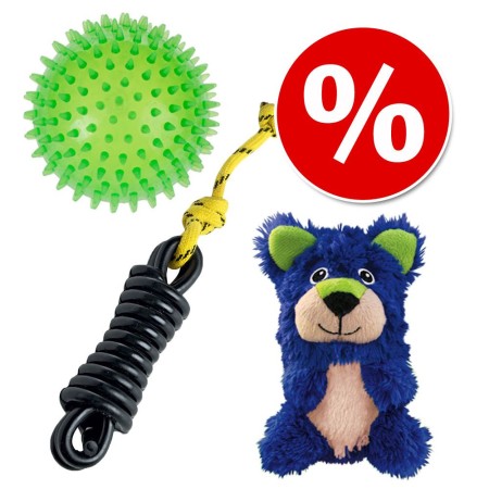 Set giochi per cani di taglia L/XL - 3 pz