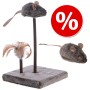 Set giochi per gatti Wild Mouse con sonoro e LED - 2 pz