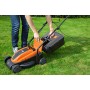 FERM Tagliaerba|Tosaerba Elettrico 1300W. Altezze di taglio regolabili: 24, 40 o 55 mm. Larghezza di taglio 320mm. Contenitore d