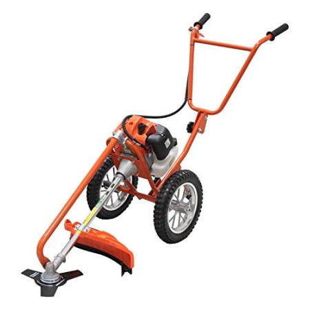 Mader Decespugliatore con ruote maniglia doppia, 52 cc x 26 mm x 69330