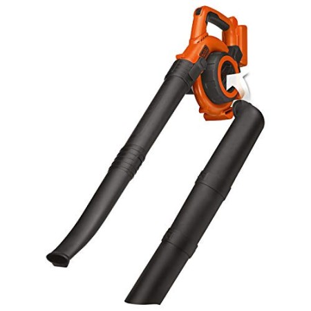 BLACK+DECKER GWC3600LB-QW Aspiratore/Soffiatore/Trituratore a Batteria Litio 36 V, Unità senza Batteria e Caricabatteria