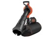 BLACK+DECKER GW3031BP-QS Soffiatore/Aspiratore/Trituratore a Filo 3000W con Zaino Raccogli foglie