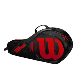 Wilson JUNIOR 3-pack, Borsa Da Tennis black/red