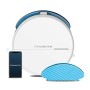 Rowenta RR7447 Serie 60, Robot Aspirapolvere, Alto 6 cm, Navigazione Metodica, Spazzola Animal Care, Panno Lavapavimenti, Wi-Fi,
