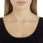 Swarovski Pendente Iconic Swan, Multicolore, Placcatura Rodio