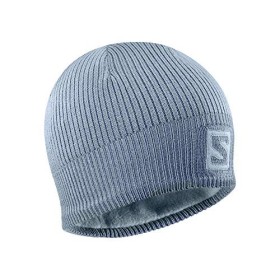 SALOMON Logo, Beanie Berretto per Sci Nordico ed Escursionismo Unisex – Adulto, Blu Chiaro (Ashley Blue), Taglia Unica