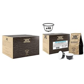 Note D'Espresso Decaffeinato, Capsule per caffè, esclusivamente compatibili con macchine Nescafé* e Dolce Gusto* 7 g x 96 & De