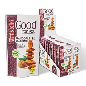 Fruittella Good For You Mandorle Sgusciate Biologiche, Snack di Frutta Secca Biologico, Fonte di Vitamina E, Confezione da 20 Pa