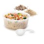 Tescoma 705018 Purity Microwave Cuoci Riso, Plastica, Bianco, Diametro 21 cm, Altezza 10.5 cm