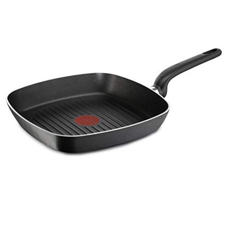 Lagostina Speciali Mini Grill Antiaderente, Alluminio, Nero, 18 x 20 cm