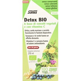 Salus Detox Bio - Integratore Alimentare A Base Di 16 Piante E Con Vitamina C Naturale, Per Favorire L'Eliminazione Delle Tossin