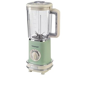 Ariete 568 Frullatore Vintage - Frullatore con 500 watt e tazza graduata da 1,5 litri, 2 velocità + pulse, in colore Verde past