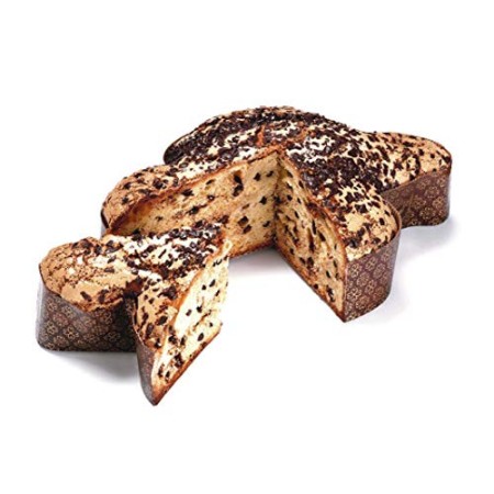 Colomba di Pasqua Artigianale al Cioccolato - Fraccaro Spumadoro - Impasto Soffice e Delicato – Incarto Floreale 750 gr