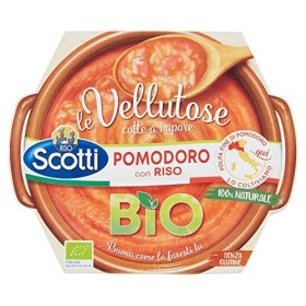 Riso Scotti - Vellutosa Pomodoro - Zuppa Vellutata di Pomodoro con Riso, Senza Glutine, Biologica - 270 gr
