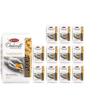 Pasta Granoro Dedicato Casareccia n 88 Confezione da 12 Pezzi da 500 Grammi