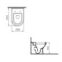 Vaso WC a Pavimento Bianco Vitra S50 *** CONFEZIONE 1 pz.