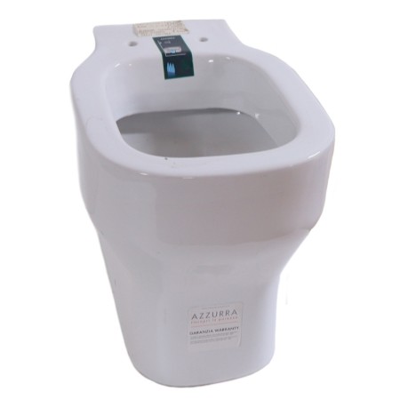 Vaso WC Bianco a Pavimento Filo Parete Azzurra Glaze *** CONFEZIONE 1 pz.