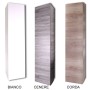Colonna sospesa Spring pensile da bagno con Anta MADE IN ITALY *** CONFEZIONE 1 pz., Finitura Corda