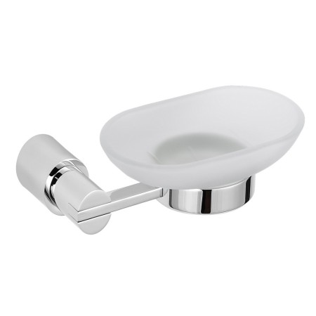 Porta Sapone Saponetta a Parete da Bagno Orchidea Ottone Cromato  *** CONFEZIONE 1 pz.