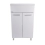 Ellemmeci Lavatoio Bianco con Doppia Anta Collezione Medusa 60x60 cm *** CONFEZIONE 1 pz.