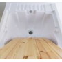 Ellemmeci Lavatoio Bianco con Doppia Anta Collezione Medusa 60x50 cm *** CONFEZIONE 1 pz.
