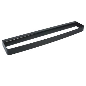 Ogomondo Porta Salviette Asciugamani Nero da Parete Serie 25 Acciaio Verniciato  *** CONFEZIONE 1 pz., Misure Lunghezza 25 cm