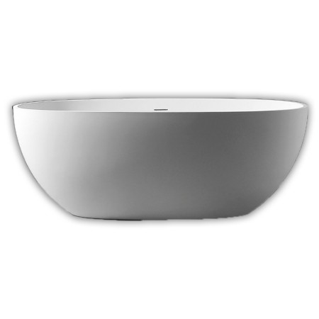 Vasca Da Bagno Free Standing Silja Artificial Stone Bianco Opaco Matt *** CONFEZIONE 1 pz.