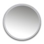 Ogomondo Specchio da Bagno Jonas in Artificial Stone Bianco Opaco Ø 50x4 cm *** CONFEZIONE 1 pz.