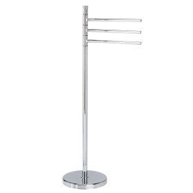 Ogomondo Piantana Porta Salviette a Tre Bracci Salice in Acciaio Cromato  *** CONFEZIONE 1 pz.