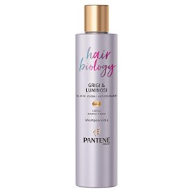 Pantene Hair Biology Grigi e Luminosi, Set Composto da Shampoo da 250 ml, Balsamo da 160 ml e Maschera da 160 ml