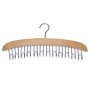 Zeller 17116 Porta cinture, Faggio/Metallo, Beige, 43x5.5x18 cm