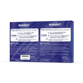 Novanight Tripla Azione Integratore alimentare con Melatonina, estratti di Papavero della California e di Melissa e con Estratto