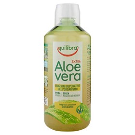 Equilibra Integratori Alimentari, Aloe Vera Extra, Integratore Aloe Vera da Bere Puro o Diluire in Altra Bevanda al Mattino, Dep