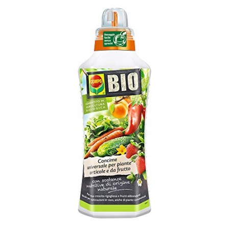 COMPO BIO Concime Universale per Piante Orticole e da Frutto, Consentito in Agricoltura Biologica, 1 l